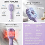 RootPulse Scalp Massager side view showing serum delivery nozzle
