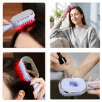 RootPulse Scalp Massager with serum applicator and hair care accessories