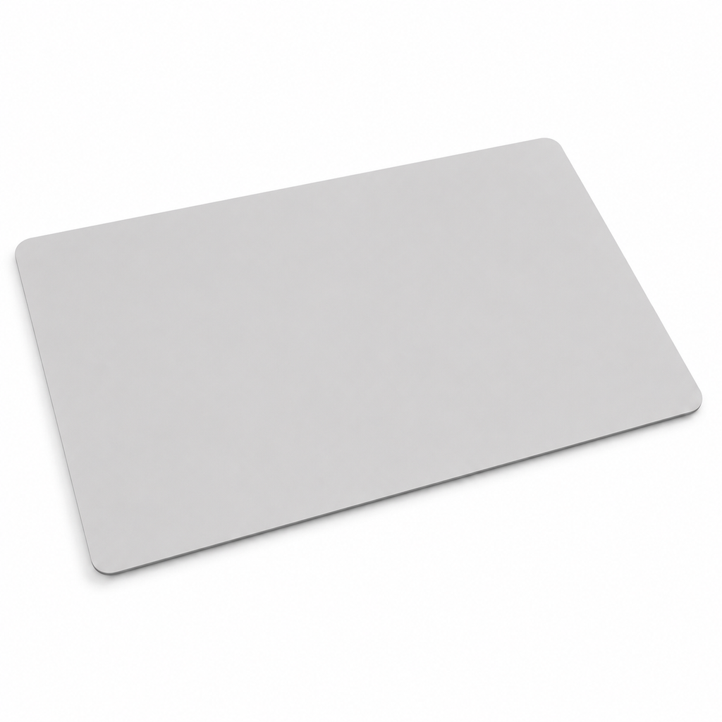 DoseDock Prep Mat in gray silicone finish