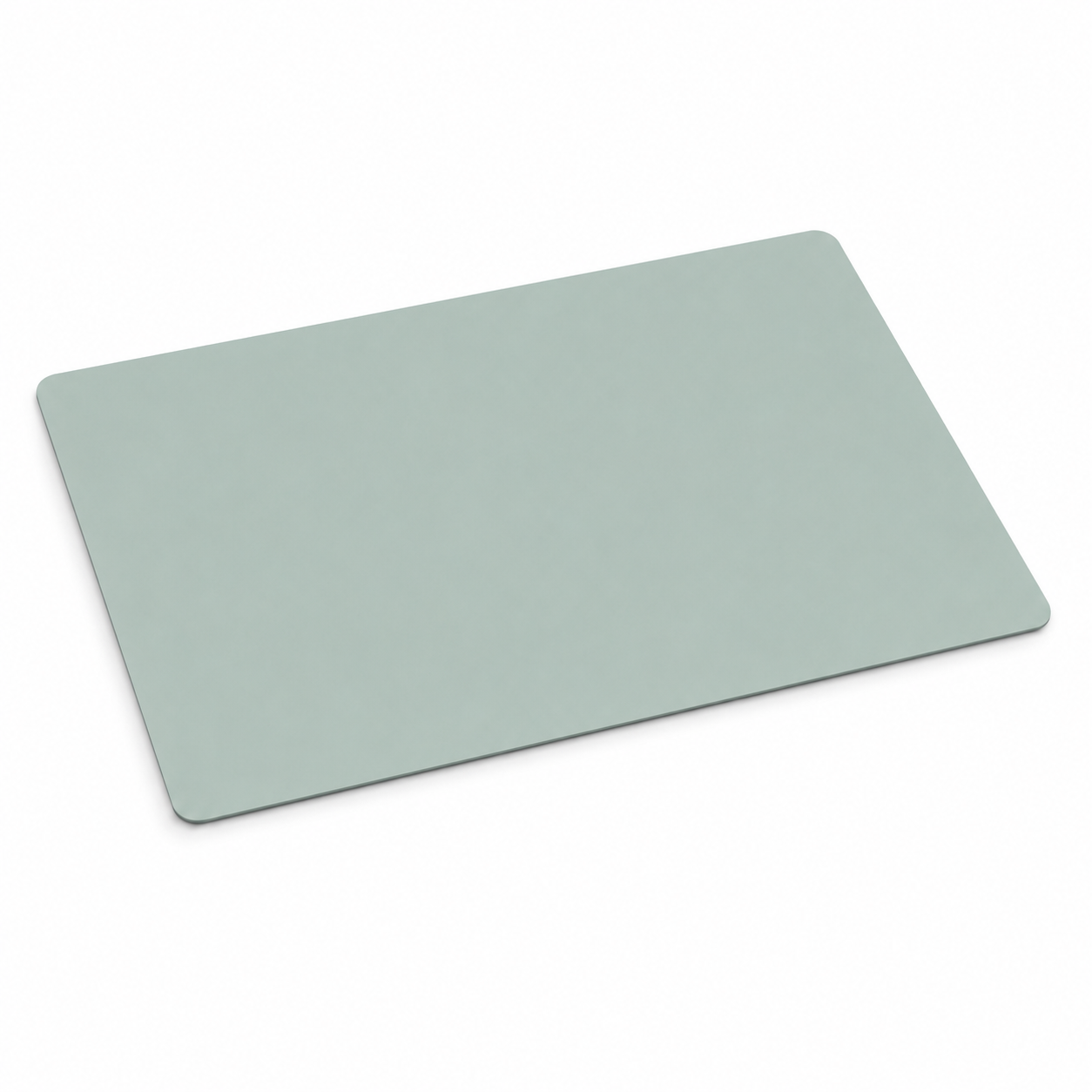 DoseDock Prep Mat in morning mist blue silicone finish